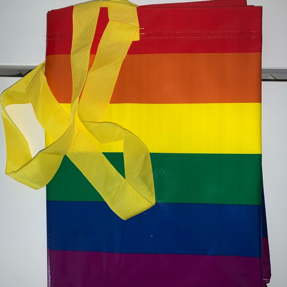 IKEA KVANTING Rainbow Pride Multicolored Bag
